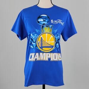 Gildan NBA Golden State Warriors 2015 Finals Champions Blue T-Shirt | Men S
